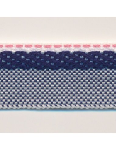 Denim Piping Tape 4 Pale Pink pas chere