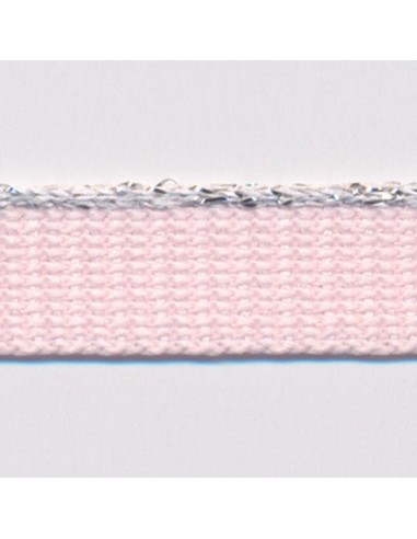 Ultra-Fine Lame Knit Piping 05 Pale Pink en stock