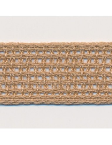 Cotton Mesh Ribbon 12 Sand Beige pas cher chine