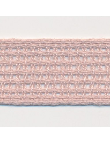 Cotton Mesh Ribbon 60 Marshmallow Pink de l' environnement