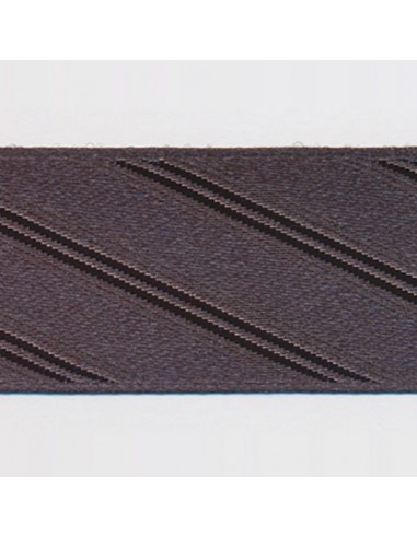 Twill Satin Ribbon 105 Steel Black Comparez et commandez 