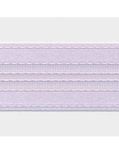 Stripe Satin Ribbon 93 Silver Rose 50-70% off 