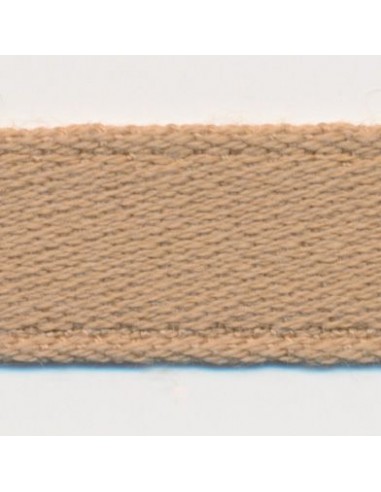 Organic Cotton Double-Face Satin Ribbon 12 Sand Beige du meilleur 