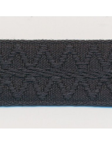 Jacquard Ribbon 140 Coal Black pas cher 