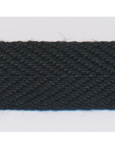 Linen Herringbone Ribbon 50 Black en ligne