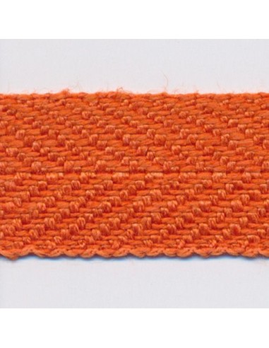 Linen Herringbone Ribbon 132 Bitter Orange Comment ça marche